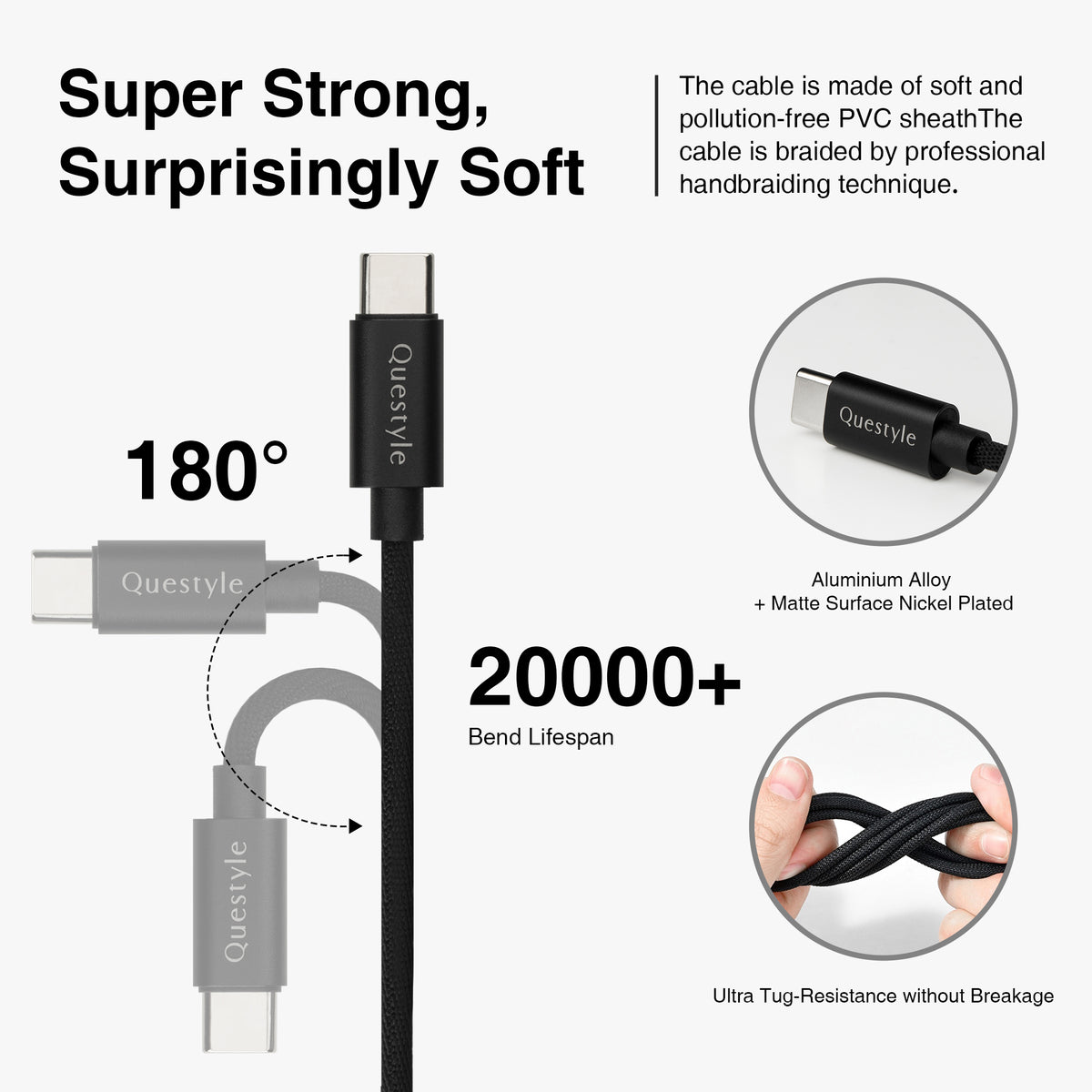 Type-C to Type-C Lossless Transfer Audio OTG Adapter Cable