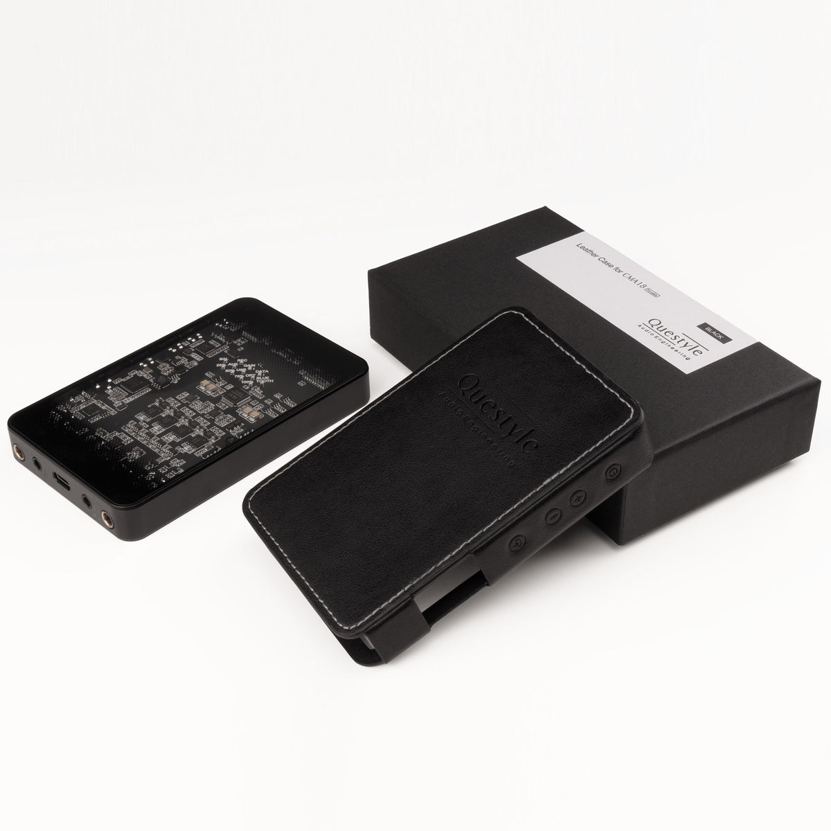 Questyle CMA18 portable leather protective cover