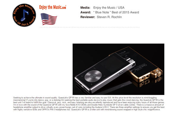 Enjoy the Music.com: Questyle's QP1R is a killer unit with mind-blowing sound wrapped in high style chic magnificence.