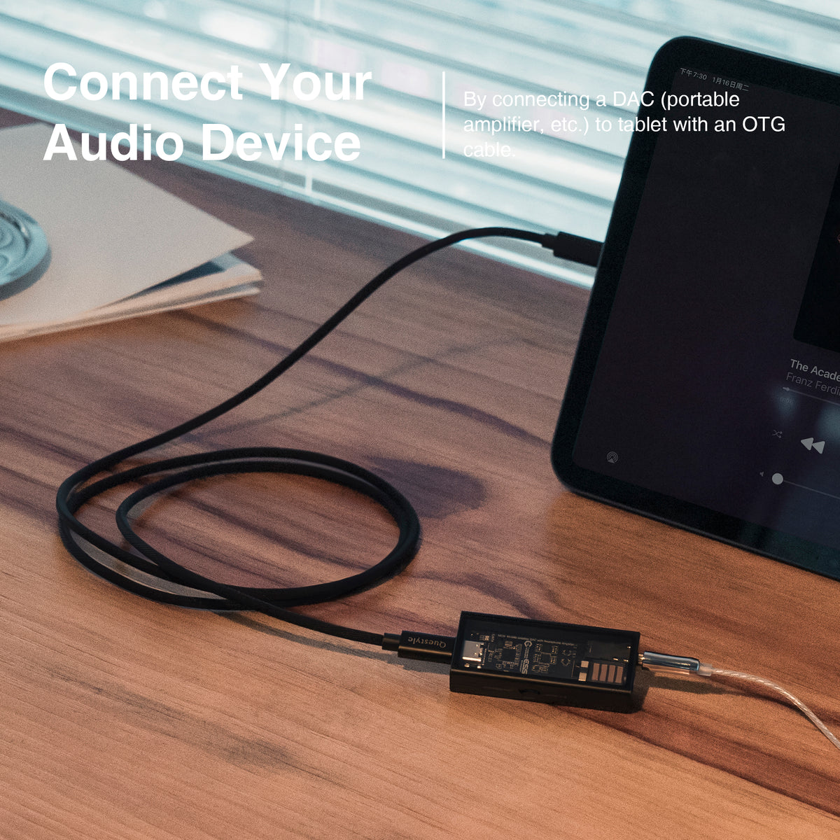Type-C to Type-C  Lossless Transfer Audio OTG Adapter Cable
