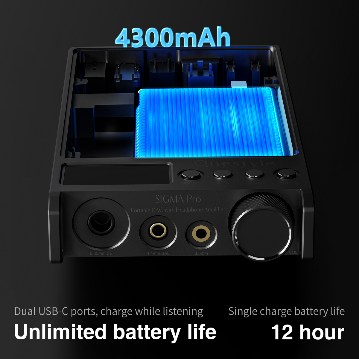 Questyle SIGMA Pro Portable Bluetooth DAC with Headphone Amplifier