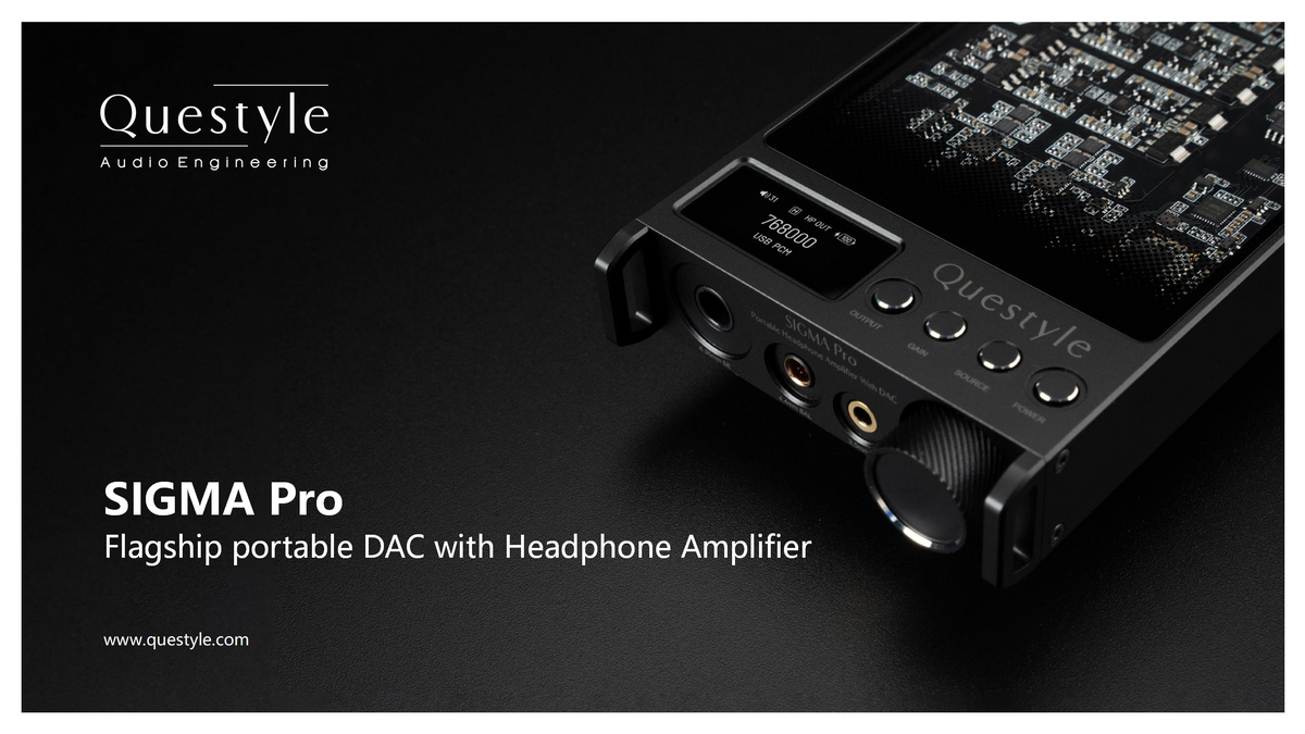 Questyle SIGMA Pro Portable Bluetooth DAC with Headphone Amplifier